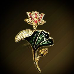 The design of this unique children's brooch was given by customer.